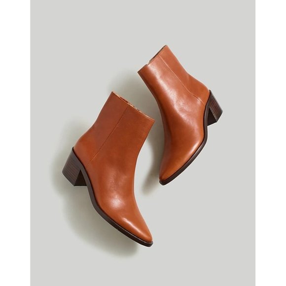 Madewell Shoes - Madewell The Darcy Ankle Boot in Warm Cinnamon